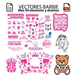 Imagen de portada para Curso online Parck de BARBIE Vector EPS - PDF