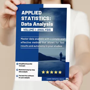 Cover image for Online course Applied Statistics: Data Analysis (3 Volumes) by Learn Statistics Easily