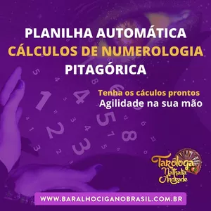 Imagem principal do produto Cálculo Numerologia Pitagórica automática