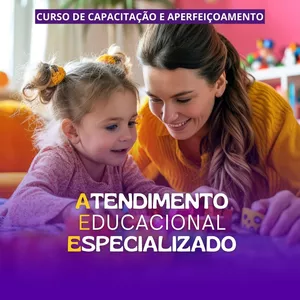 Imagem de capa para o Curso online (AEE) Curso de capacitação e aperfeiçoamento em Atendimento Educacional Especializado - Certificado de 360 horas