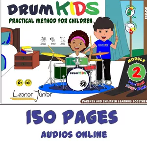 Imagem principal do produto Drum Kids (PDF)- Practical Method For Children - Module 2