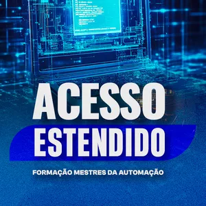 Imagem de capa para o Curso online Acesso estendido Formação Mestres da Automação