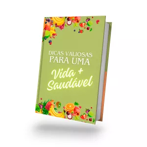 Imagem de capa para o Ebook Dicas valiosas para uma vida mais saudável - EBOOK