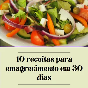 Imagem de capa para o Ebook 10 receitas para emagrecer em 30 dias 3.0