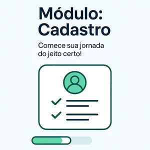 Imagem de capa para o Curso online Môdulo 1 - Cadastros e Ferramentas