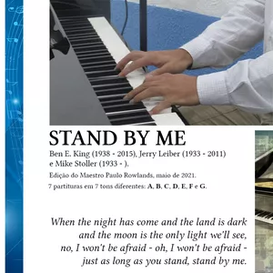 Imagem de capa para o Ebook PARTITURA de STAND BY ME