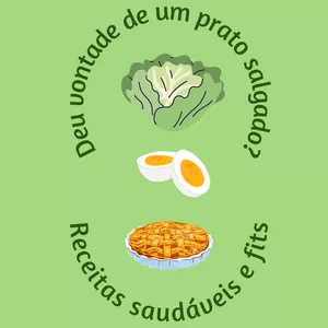 Imagem de capa para o Ebook Receitas Fit Saudáveis Salgadas