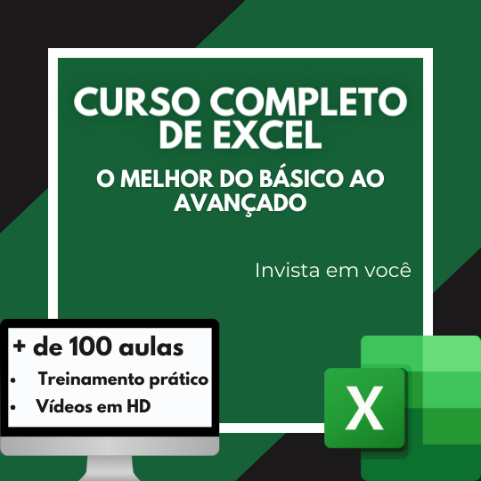 Imagem de Curso Completo de Excel Online criado por Gabriel na hotmart