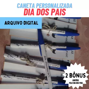 Imagem de capa para o Ebook Caneta Personalizada Dia dos Pais - Arquivo Digital