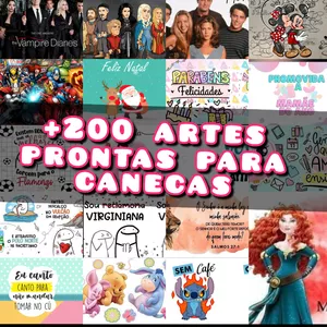 Imagem de capa para o Ebook Artes prontas para canecas