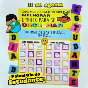 Imagem de capa para o Ebook Painel Interativo Dia do Estudante