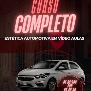 Imagem de capa para o Curso online CURSO ESTÉTICA AUTOMOTIVA