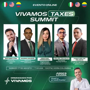 Imagen de portada para Evento online Vivamos Taxes Summit