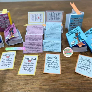 Imagem de capa para o Ebook Lembrancinha Mini Bíblia porta bis – Dia do Pastor 📖