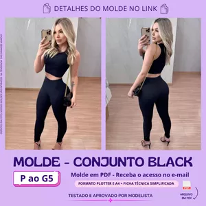 Imagem de capa para o Curso online MOLDE CONJUNTO BLACK
