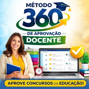 Imagem de Método 360 de Aprovação Docente criado por SIDNEI NICOLETTI na hotmart