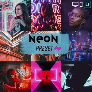 Imagem de capa para o Curso online Neon Presets - Bibo Fotografia