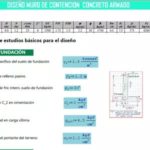 Imagen de portada para Curso online PLANTILLA DE MURO DE CONTENCION
