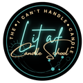 Lit A.F Candle School logo