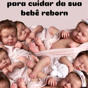 Imagem de capa para o Ebook 10 passos para cuidar da sua bebê reborn 