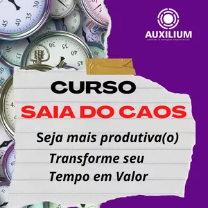 Imagem do curso SAIA DO CAOS - Seja mais Produtiva(o) - Transformando seu Tempo em Valor