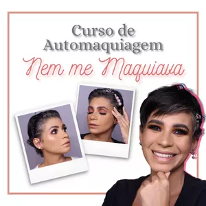 Imagem do curso Curso de Automaquiagem Online - Nem Me Maquiava!