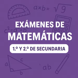 Imagen de portada para Curso online 📝 Exámenes Matemática – 1.º y 2.º de Secundaria