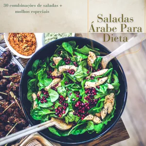 Imagem de capa para o Ebook Saladas Árabe para Dieta