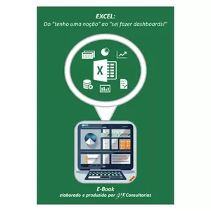 Imagem de capa para o Ebook EXCEL: Do “tenho uma noção” ao “sei fazer dashboards!”