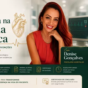 Imagem de Psicologia na Cirurgia Cardíaca: Avaliação, Manejo e Intervenções do Pré ao Pós-operatório criado por DENISE GONCALVES na hotmart