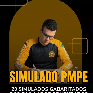 Imagem de capa para o Curso online COMBO 40 - 20 SIMULADOS GABARITADOS E 20 SIMULADOS COMENTADOS