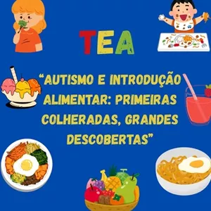 Imagem de capa para o Ebook TEA - Introdução alimentar