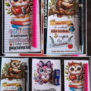 Imagem de capa para o Ebook 🔖Cards Dia dos Professores 🦉   