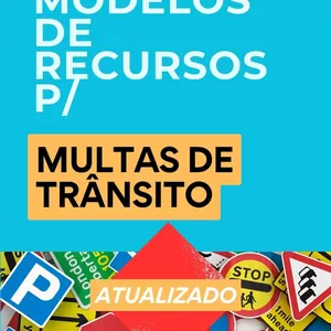 Imagem de capa para o Ebook Kit Modelos de Recursos p/ Multas de Trânsito - edição 2025