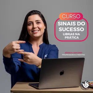 Imagem de capa para o Curso online Libras na prática
