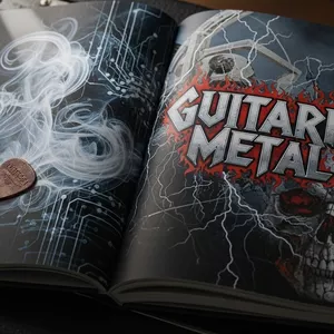 Imagem de capa para o Ebook Guitarra metal