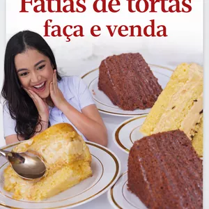 Imagem de capa para o Ebook Curso Faça &amp; Venda – Fatias de Torta Lucrativas