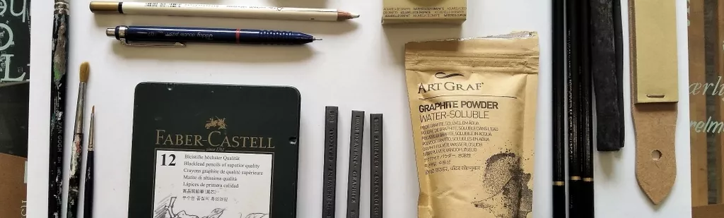 Curso completo de Desenho (grafite e carvão)