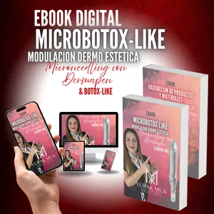 Imagen de portada para Ebook EBOOK DIGITAL MICROBOTOX-LIKE MODULACION DERMO ESTETICA+ VADEMECUM DE REGALO