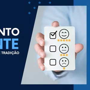 Imagem de capa para o Ebook Atendimento ao Cliente - Comunicação, tecnologia e tradição.