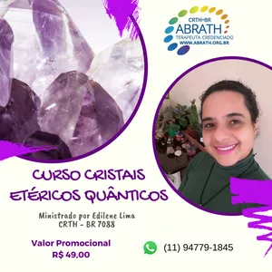 Imagem de Curso Cristais Etéricos Quânticos - Níveis 1 a 21 (Mestrado) criado por Edilene na hotmart