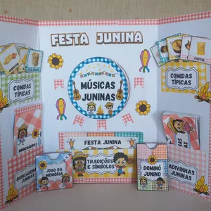 Imagem de capa para o Ebook Lapbook Festa Junina