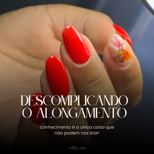 Imagem de capa para o Curso online Descomplicando o alongamento de unhas 