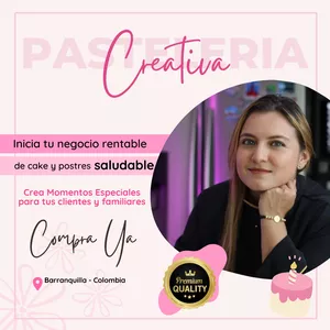 Imagen de portada para Curso online Pastelería Creativa para Emprender 🎂