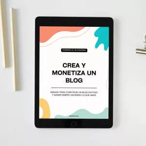 Imagen de portada para Ebook Crea y monetiza un Blog