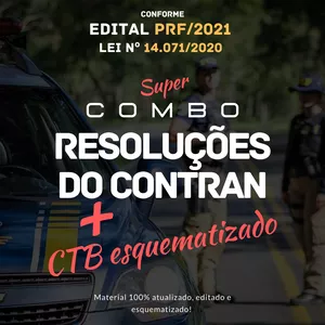 Imagem de capa para o Ebook [SUPER] COMBO: Resoluções do CONTRAN + CTB Esquematizado