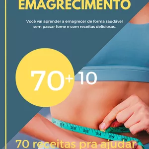 Imagem de capa para o Ebook Guia de emagrecimento mais de 70 receitas 