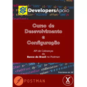 Imagem de capa para o Curso online Curso de Desenvolvimento e Configuração - API de Cobranças do Banco do Brasil com Postman