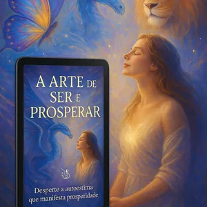 Imagem de capa para o Ebook A Arte de Ser e Prosperar - Desperte a autoestima que manifesta prosperidade.