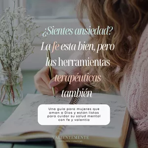 Imagen de portada para Ebook ¿Sientes ansiedad?   La fe está bien, pero las herramientas terapéuticas también.  
